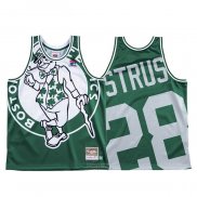 Maglia Boston Celtics Max Strus #28 Mitchell & Ness Big Face Verde