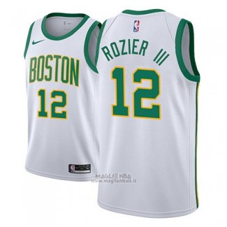 Maglia Boston Celtics Terry Rozier III #12 Citta 2018-19 Bianco