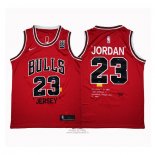 Maglia Chicago Bulls Michael Jordan #23 Throwback Rosso3