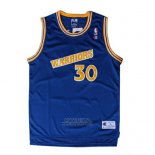 Maglia Golden State Warriors Stephen Curry #30 Retro Blu2