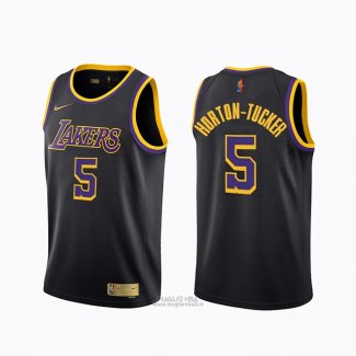 Maglia Los Angeles Lakers Talen Horton-tucker #5 Earned 2020-21 Nero