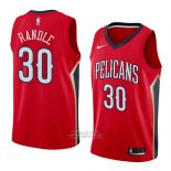 Maglia New Orleans Pelicans Julius Randle #30 Statement 2018 Rosso