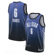 Maglia All Star 2023 Los Angeles Lakers LeBron James #6 Blu