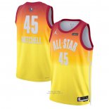 Maglia All Star 2023 Utah Jazz Donovan Mitchell #45 Arancione