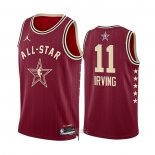 Maglia All Star 2024 Dallas Mavericks Kyrie Irving #11 Rosso