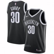 Maglia Brooklyn Nets Seth Curry #30 Icon 2021-22 Nero