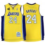 Maglia Los Angeles Lakers Kobe Bryant #24 2009-10 Finale Giallo