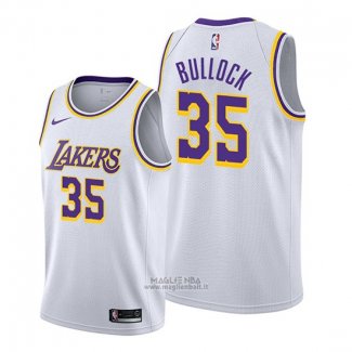 Maglia Los Angeles Lakers Reggie Bullock #35 Association Bianco