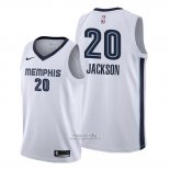Maglia Memphis Grizzlies Josh Jackson #20 Association Bianco
