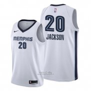 Maglia Memphis Grizzlies Josh Jackson #20 Association Bianco