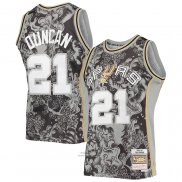 Maglia San Antonio Spurs Tim Duncan #21 Special Year of The Tiger Nero.