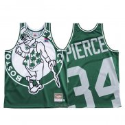 Maglia Boston Celtics Paul Pierce #34 Mitchell & Ness Big Face Verde