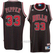 Maglia Chicago Bulls Scottie Pippen #33 Retro Nero2