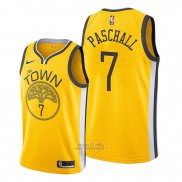 Maglia Golden State Warriors Eric Paschall #7 Earned 2019-20 Giallo