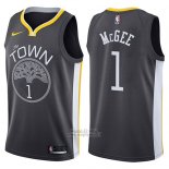 Maglia Golden State Warriors Javale Mcgee #1 The Town Statement 2017-18 Nero
