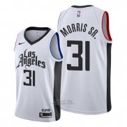 Maglia Los Angeles Clippers Marcus Morris Sr. #31 Classic 2019-20 Bianco