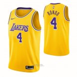 Maglia Los Angeles Lakers Rajon Rondo #4 Icon Giallo