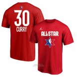 Maglia Manica Corta All Star 2020 Golden State Warriors Stephen Curry Rosso