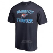 Maglia Manica Corta Oklahoma City Thunder Blu Marino