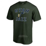 Maglia Manica Corta Utah Jazz Verde2