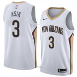Maglia New Orleans Pelicans Omer Asik #3 Association 2018 Bianco