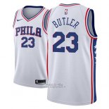 Maglia Philadelphia 76ers Jimmy Butler #23 Association 2018-19 Bianco