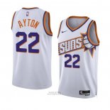 Maglia Phoenix Suns Deandre Ayton #22 Association 2023-24 Bianco