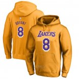 Felpa Con Cappuccioha Los Angeles Lakers Kobe Bayant Giallo2