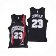 Maglia Chicago Bulls Michael Jordan #23 Fashion Royalty Nero