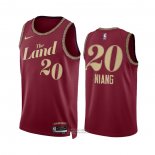 Maglia Cleveland Cavaliers Georges Niang #20 Citta 2023-24 Rosso