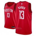 Maglia Houston Rockets James Harden #13 Earned 2018-19 Rosso