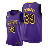 Maglia Los Angeles Lakers Dwight Howard #39 Citta Viola