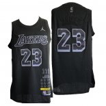 Maglia Los Angeles Lakers LeBron James #23 MVP Nero2