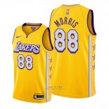 Maglia Los Angeles Lakers Markieff Morris #88 Citta 2019-20 Or