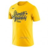 Maglia Manica Corta Golden State Warriors Giallo Strength in Numbers