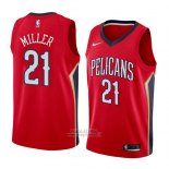 Maglia New Orleans Pelicans Darius Miller #21 Statement 2018 Rosso