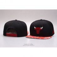 Cappellino Chicago Bulls Snapback Arancione Nero