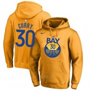 Felpa con Cappuccio Stephen Curry Golden State Warriors Giallo The Bay