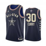 Maglia All Star 2024 Golden State Warriors Stephen Curry #30 Blu