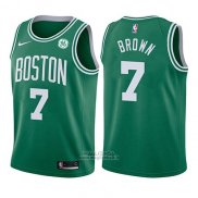 Maglia Bambino Boston Celtics Jaylen Brown #7 Icon 2017-18 Verde