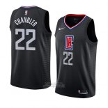 Maglia Los Angeles Clippers Wilson Chandler #22 Statement 2019 Nero