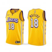 Maglia Los Angeles Lakers Dion Waiters #18 Citta Giallo