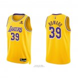 Maglia Los Angeles Lakers Dwight Howard #39 75th Anniversary 2021-22 Giallo