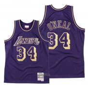 Maglia Los Angeles Lakers Shaquille O'neal #34 2020 Chinese New Year Throwback Viola