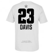 Maglia Manica Corta Anthony Davis All Star 2019 New Orleans Pelicans Bianco