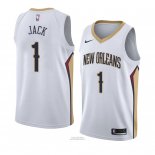 Maglia New Orleans Pelicans Jarrett Jack #1 Association 2018 Bianco