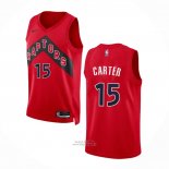 Maglia Toronto Raptors Vince Carter #15 Icon 2022-23 Rosso