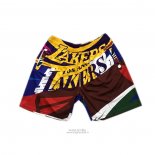 Pantaloncini Los Angeles Lakers Mitchell & Ness Big Face Rainbow
