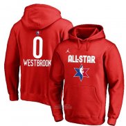 Felpa con Cappuccio All Star 2020 Houston Rockets Russell Westbrook Rosso