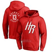 Felpa con Cappuccio Harden Houston Houston Rockets Rosso4